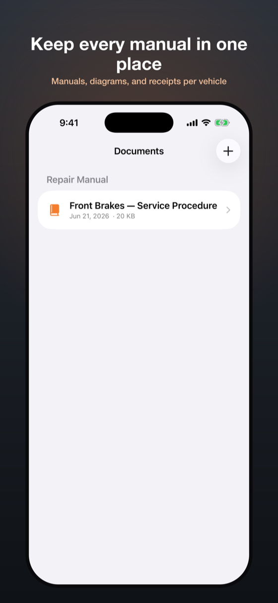 Keep every manual in one place